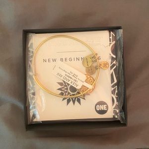 alex and ani new beginnings flower bracelet!